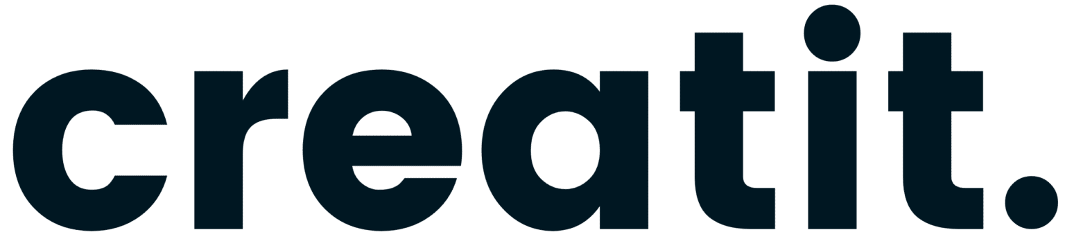Logotipo de creatit agencia de marketing digital para startups, pymes y grandes empresas en Madrid